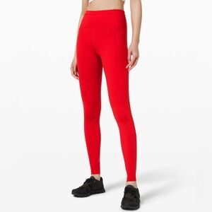 NEW Lululemon Swift Speed High-Rise Tight 28"Dark Red